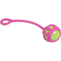 Pet Life  'Tug-O-Warp' Fetching Tugging And Chew Squeaking Tpr Dog Toy