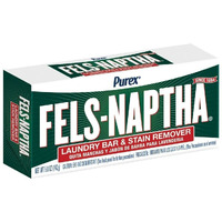 Fels Naptha Laundry Soap Bar & Stain Remover - Pack Of 2, 5.0 Oz Per Bar