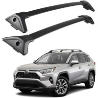 Richeer Roof Rack Aluminum Cross Bars For 2019 2020 2021 2022 2023 2024 Rav4 Le Xle Xse Premium Limited Hybrid With Side Rails, Cargo Racks Rooftop Luggage Canoe Kayak Bicycle Roof Bag