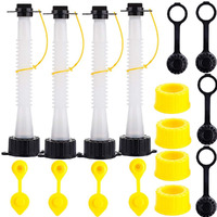 Replacement Gas Can Spouts Improved Design Flexible Pour Nozzle For Older Gas Can Fuel Water Jug 1 2 5 Gal White