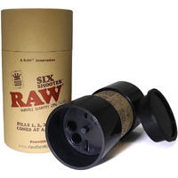 Raw Six Shooter For King Size Cones | Cone Loader Filling Device | Fills 1,2,3 Or 6 Cones Efficiently For Any Beginner