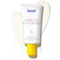 Supergoop! Unseen Sunscreen - Spf 40 - Invisible, Broad Spectrum Face Sunscreen + Makeup-Gripping Primer - Weightless, Scentless, Oil Free - For All Skin Types & Skin Tones - 1.7 Fl Oz