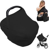 Nursing Cover For Baby Breastfeeding, Newborn Essentials Breathable Car Seat Covers Up For Babies Boy Girl Infant Added Privacy For Carseat Canopy New Mom Must Haves Stuff Shower Gifts Registry Search