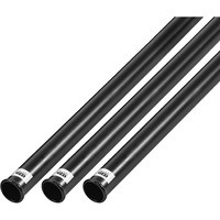 Izzo Golf Black Plastic Golf Club Tube