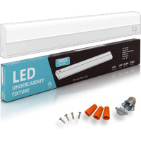 Hardwired Led Under Cabinet Task Lighting - 16 Watt, 24"", Dimmable, Cri>90, 5000K (Day Light), Wide Body, Long Lasting Metal Base With Frost Lens Under Counter Light For Kitchen