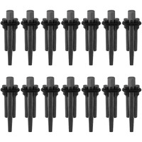 Muklei 14 Pcs Heavy Duty Wedge And Feather Shims, 5/8 Inch Plug Shim And Wedge, Rock Stone Splitter, Stone Splitting Tools For Concretes, Rocks, Stones, Marbles, Granite