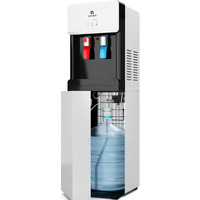 Avalon Bottom Loading Water Cooler Dispenser - Hot & Cold Water, Child Safety Lock, Innovative Slim Design, Holds 3 Or 5 Gallon Bottles - Ul Listed- White
