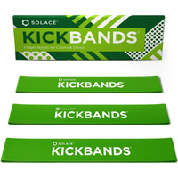 Kick Bands Chair Bands For Kids With Fidgety Feet 3-Pack - Adhd Fidget Kickbands For Classroom Chairs & Desks - Solace Sensory Kickband (Green)