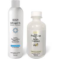 Ultragel Fx Complex Brazilian Keratin Blowout Hair Treatment 120Ml With Advanced Preparation All Hair Types Including Coarse Curly Black Dominican Brazilian Straighten Smooth And Repair Hair