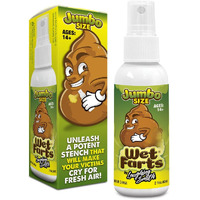 Wet Farts (Jumbo - 60Ml) - Potent Fart Spray - Extra Strong Stink - Hilarious Gag Gifts & Pranks For Adults Or Kids - Prank Poop Stuff - Non Toxic - Smells Like Really 'Bad' Gas