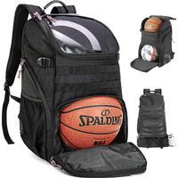 Trailkicker Large Basketball Bag Backpack For Men Women Basketball Bookbag With Ball Compartment Shoes Bag Soccer Ball Bag Gym Backpack Fit Volleyball Football Sports Travel School