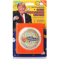The Monocle Breakers Donald Trump Talking Positivity Button - Says 15 Different Compliments And Affirmations Quotes In His Voice