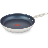 T-Fal Platinum Stainless Steel Fry Pan 12 Inch Induction Oven Safe Up To 500F Cookware, Pots And Pans, Dishwasher Safe Silver