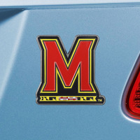 Fanmats 22225 Maryland Terrapins 3D Color Metal Emblem, Diecut Team Logo Auto Emblem