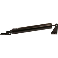 Larson Certified Black Storm Door Heavy-Duty Piston, Storm Door Closer With Wind Protection