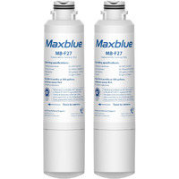 Maxblue Replacement For Samsung Da29-00020B, Haf-Cin/Exp, Haf-Cin, Rf28Hmedbsr/Aa, Rf28K9380Sr, Rf263Beaesr/Aa, Rf28Jbedbsg, Rf4287Hars, Rf28Hfedtsr, Da97-08006A, Refrigerator Water Filter, 2 Pack
