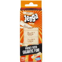 Hasbro Gaming Jenga Mini Game, Brown/A, For Ages 6+ Years