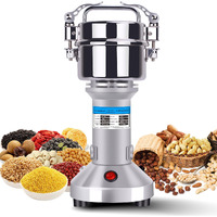 Greatrue Electric Grain Mill Grinder Spice Grinder Flour Mill Wheat Cereals Herb Pulverizer For Kitchen,150G High Speed Dry Spice Grinder Machine