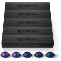 Nespresso Capsules Vertuo, Espresso Variety Pack, Medium And Dark Roast Espresso, 50-Count Espresso Pods, Brews 1.35Oz.
