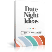 Romantic & Fun Scratch Off Date Night Ideas Card Game, Perfect Valentines Day Gifts For Her Or Him, Couple Gifts For Boyfriend, Girlfriend, Wife, Husband, Engagement, Birthday Or Anniversaries
