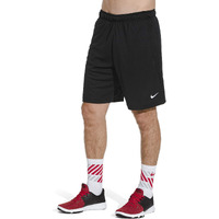 Nike Men's Dry Training Shorts, Black/Black/White, Medium