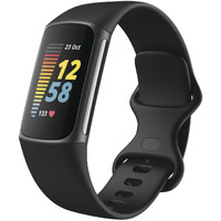 Fitbit Charge 5 Advanced Health & Fitness Tracker With Built-In Gps, Stress Management Tools, Sleep Tracking, 24/7 Heart Rate And More, Lunar White/Soft Gold, One Size (S &L Bands Included)