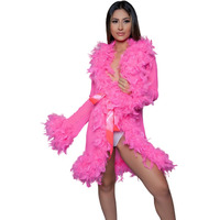 Be Wicked Lux Robe Lingerie (Hot Pink) One Size (6-12)