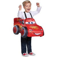 Cars 3 Lightning Mcqueen 3D Toddler Costume, One Size (Up To Size 6)