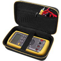 Comecase Hard Carrying Case For Fluke 87-V/ 87V Max/ 88V/ 15B+/ 17B+ And More Digital Multimeter, Protective Travel Storage Bag - Black