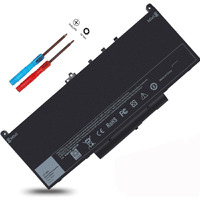 E7470 E7270 J60J5 Battery Lithium-Ion Compatible With Dell Latitude E7470 E7270 7470 7270 Laptop, Type 0Mc34Y Mc34Y R1V85 242Wd Gg4Fm Wywj2 1W2Y2 451-Bbsx 451-Bbsy 451-Bbsu P26S001 P61G001, 7.6V 55Wh