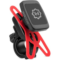Wixgear Magnetic Bike Mount, Universal Magnetic Bicycle & Motorcycle Handlebar Phone Holder For Cell Phones And Gps With Fast Swift-Snap Technology, Magnetic Bike Phone Holder