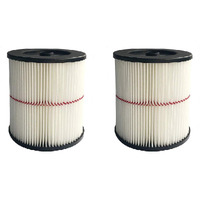Nispira Replacement Hepa Filter Compatible With Craftsman Red Stripe Shop Vacuum Wet/Dry Vacs Vacuum. Compared To Part 17816 9-17816. 2 Pack