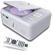 Rca Rpj140 Projector With Built-In Bluetooth & Dvd Player - Movie Projector - 1080P Supported For Hd, Video & Screens - Portable Dvd Projector For Home Theater Compatible With Phone, Laptop, Ps4, Xbox