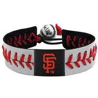 Mlb San Francisco Giants Baseball Bracelet, One Size, Reflective