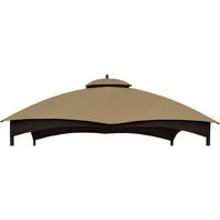 Apex Garden Replacement Canopy Top For Allen + Roth 10-Ft X 12-Ft Gazebo # Tpgaz17-002 (Color: Brown)