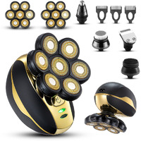 Votmoni Head Shaver For Bald Men Upgrade 7D Electric Shavers Waterproof Bald Head Close Shaver For Men Rechargeable Rotary Shaver Multifunctional Electric Razors Wet & Dry Bald Shaver