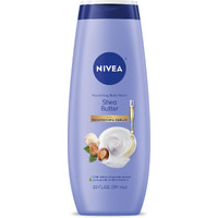 Nivea Nourishing Shea Butter Body Wash With Nourishing Serum, Moisturizing Body Wash For Women, Enriched Provitamin B5 And Vitamin E, 20 Fl Oz Bottle