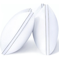 Viewstar Pillows Queen Size Set Of 2, Hotel Quality, Down Alternative Gusseted Bed Pillows For Side, Back, Or Stomach Sleepers, White