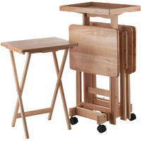 Winsome 6-Piece Snack Table, Natural (42820)