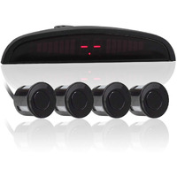 4 Parking Car Parking Sensor Kit Led Display View Reverse Backup Radar System Backup Sensor Reversing Sensors Universal Auto Radar Detector Sensors Radar Buzzer Beep-Beep Alarm Indicator