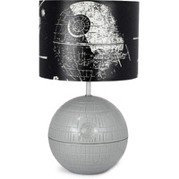 Robe Factory Star Wars Death Star 3D Touch Lamp | Led Desk Lamp With Printed Death Star Lamp Shade | Usb Lamp | 14 Inches