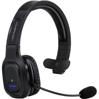 Homespot Jm100 Trucker Bluetooth Headset With Ai Noise Canceling, Wireless Headset With Rotatable Microphone And Big Mute Button, 34 Hrs Talk Time For Trucking, Home Office, Call Center