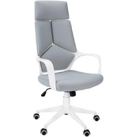 Monarch Specialties I 7270 Office Chair, Adjustable Height, Swivel, Ergonomic, Armrests, Computer Desk, Work, Metal, Fabric, White, Grey, Contemporary, Modern