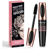 4D Silk Fiber Lash Mascara Waterproof, Luxuriously Longer, Thicker, Voluminous Eyelashes, Long-Lasting, Dramatic Extension, Smudge-Proof, Hypoallergenic Formula
