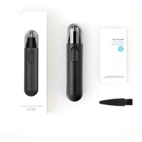 Dr.Pedi Nose Hair Trimmer For Men And Women, Clipper And Ear Hair Trimmer With Water Resistant Nose Trimmer For Mens Nose Hair Trimmer, Black (01-0040)