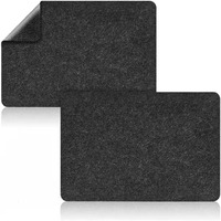 Heat Resistant Mat For Air Fryer, 2 Pcs Heat Resistant Pad Countertop Protector Mat Coffee Maker Mat For Countertops With Sliding Function For Air Fryer, Blender, Coffee Maker, Toaster