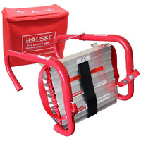 Hausse Retractable 2 Story Fire Escape Ladder, 13 Feet