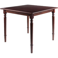 Winsome 94736 Mornay Dining Table, Walnut, 35"" Square