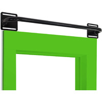 Ultimate Body Press Wall Mounted Doorway Pull Up Bar - Classic Straight Bar, Black, (Wmpd-S)