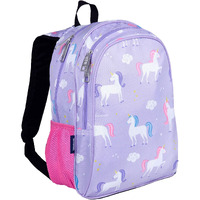 Wildkin 15-Inch Kids Backpack For Boys & Girls, Perfect For Early Elementary Daycare School Travel, Features Padded Back & Adjustable Strap (Unicorn)